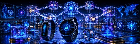 Blockchain powered wearable app development